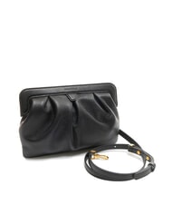COCCINELLE DILETTA SOFT Pochette en cuir martelé Noir - Sacs pour Femme - 2