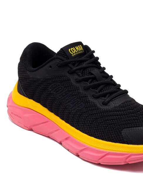 URBANTRAIL COLORS Baskets noir-rose vif/jaune vif - Chaussures unisexe