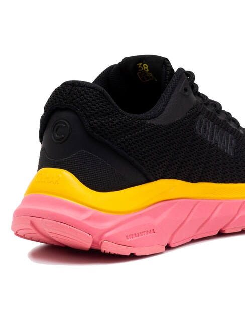 URBANTRAIL COLORS Baskets noir-rose vif/jaune vif - Chaussures unisexe