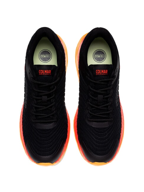 URBANTRAIL COLORS Baskets noir-orange-rouge vif - Chaussures unisexe