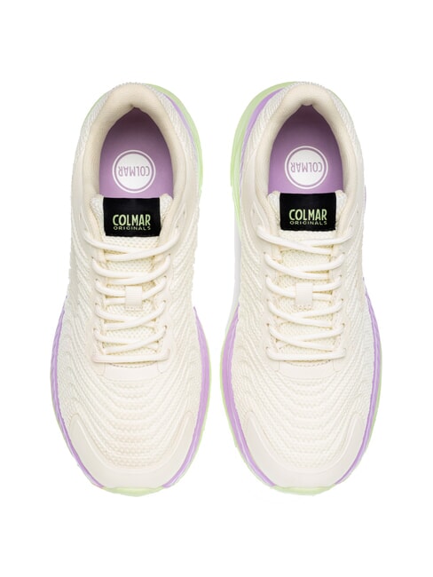 URBANTRAIL COLORS Baskets blanc cass&eacute;-th&eacute; vert-lilas - Chaussures unisexe