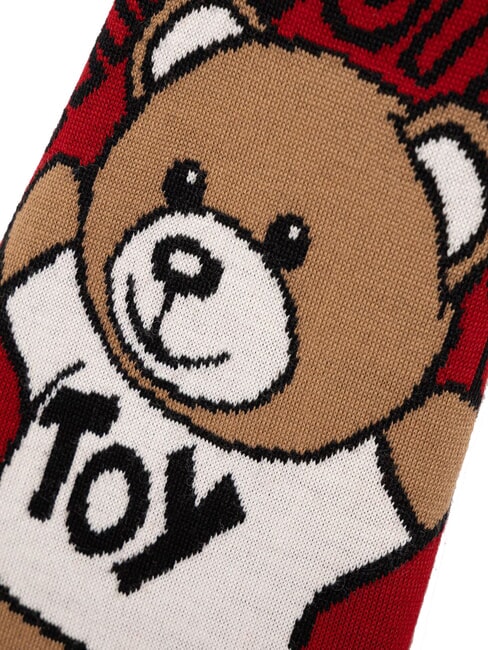 TEDDY Écharpe en laine mélangée rouge - Écharpes