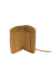 COCCINELLE VOILE Portefeuille en cuir à fermeture éclair de taille moyenne beige frais - Portefeuilles Femme - 2