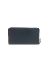 COCCINELLE VOILE Grand portefeuille en cuir avec fermeture éclair bleu nuit - Portefeuilles Femme - 3