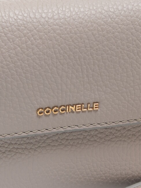 FAINT Mini sac en cuir martelé gris clair - Sacs pour Femme