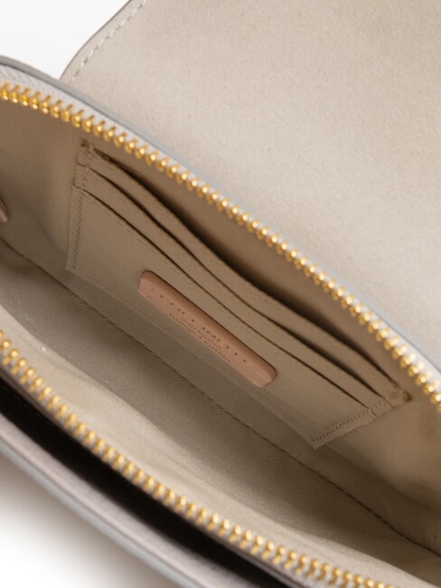 FAINT Mini sac en cuir martelé gris clair - Sacs pour Femme