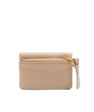 COCCINELLE SOFTY Porte-cartes en cuir martelé rose poudré - Portefeuilles Femme - 3