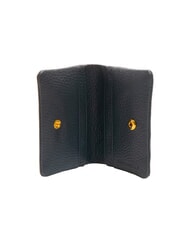 COCCINELLE SOFTY Porte-cartes en cuir martelé bleu nuit - Portefeuilles Femme - 2