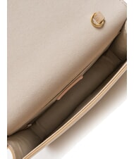 COCCINELLE TULIP Sac bandoulière en cuir martelé rose poudré - Sacs pour Femme - 6