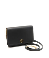 COCCINELLE TULIP Sac bandoulière en cuir martelé Noir - Sacs pour Femme - 2