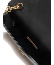 COCCINELLE TULIP Sac bandoulière en cuir martelé Noir - Sacs pour Femme - 6