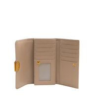 COCCINELLE TALEA Portefeuille continental en cuir martelé rose poudré - Portefeuilles Femme - 2