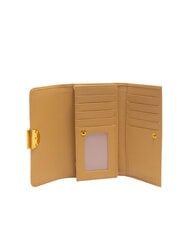 COCCINELLE TALEA Portefeuille continental en cuir martelé beige frais - Portefeuilles Femme - 2