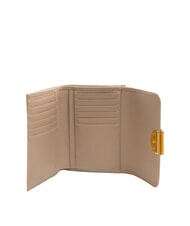 COCCINELLE TALEA Portefeuille moyen en cuir martelé rose poudré - Portefeuilles Femme - 2