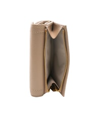 COCCINELLE TALEA Portefeuille moyen en cuir martelé rose poudré - Portefeuilles Femme - 4