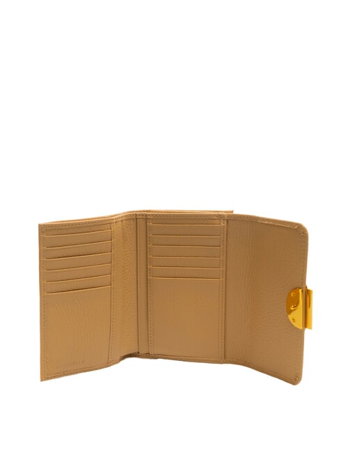 TALEA Portefeuille moyen en cuir martelé beige frais - Portefeuilles Femme