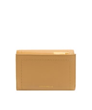 COCCINELLE TALEA Portefeuille moyen en cuir martelé beige frais - Portefeuilles Femme - 3