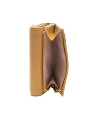 COCCINELLE TALEA Portefeuille moyen en cuir martelé beige frais - Portefeuilles Femme - 4