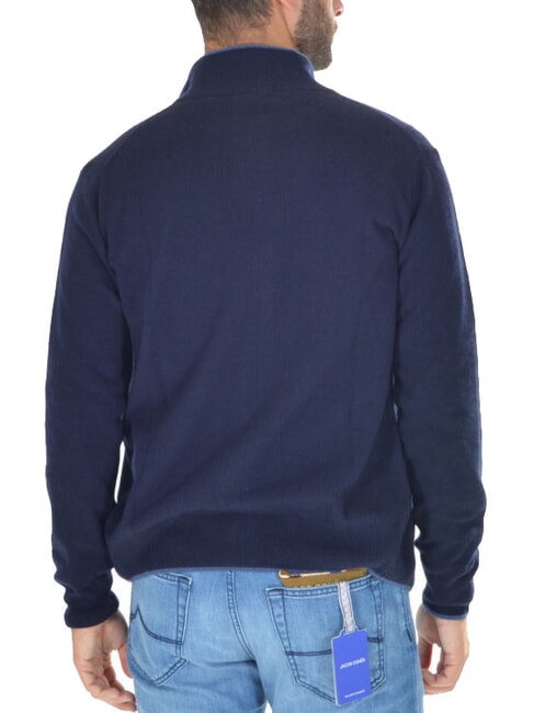 12GG Pull-over bleu marine - Pulls pour hommes