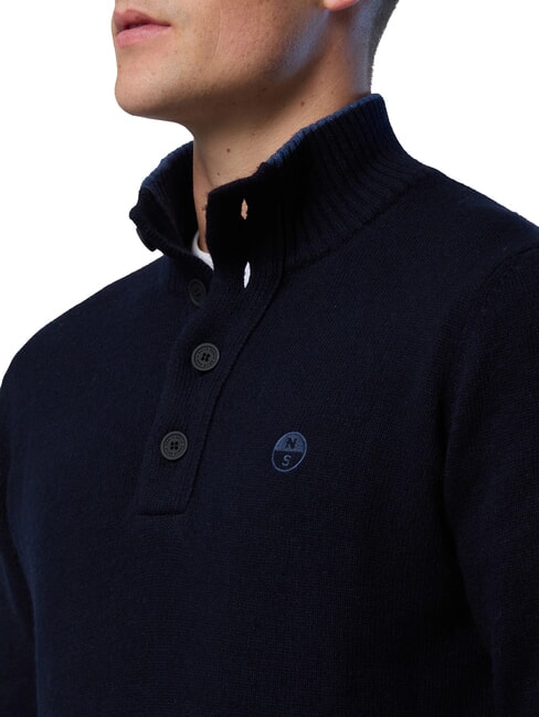7GG  Pull-over  bleu marine - Pulls pour hommes