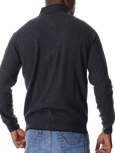 12GG Pull-over mélange gris foncé - Pulls pour hommes