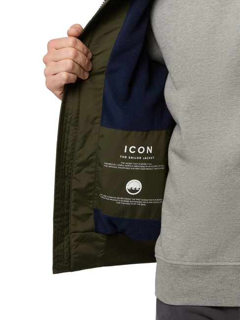 ORIGINAL SAILOR  Veste imperméable vert forêt - Vestes pour hommes