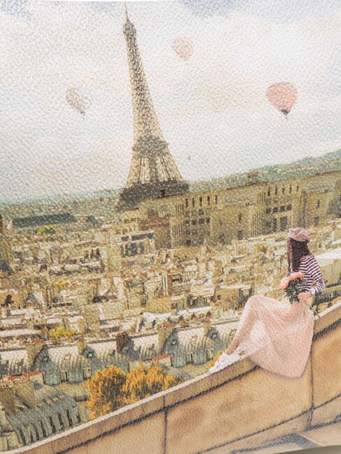 YESBAG SPECIAL Sac à bandoulière moyen montgolfières - Sacs pour Femme