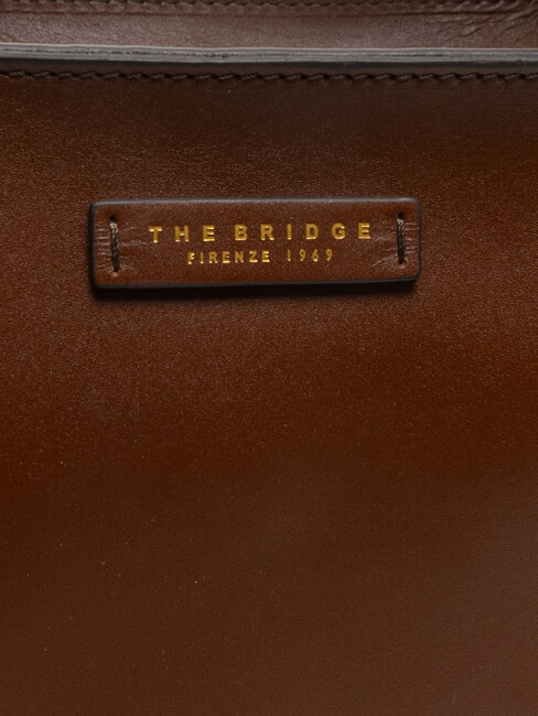 LUCIA Sac à bandoulière en cuir MARRON - Sacs pour Femme