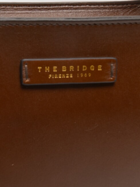 LUCIA Sac à bandoulière en cuir MARRON - Sacs pour Femme