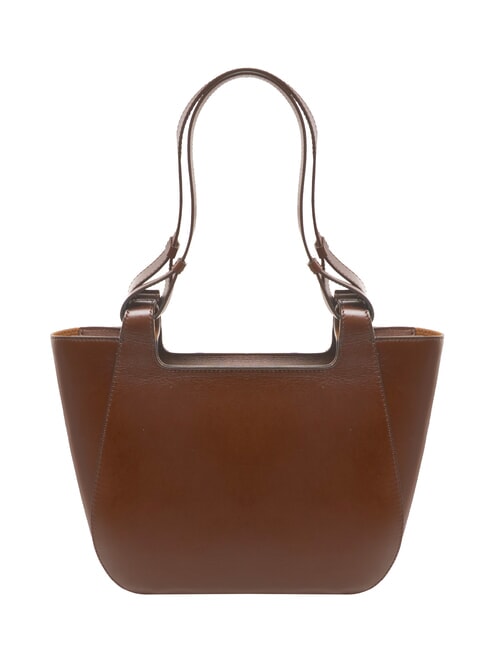 LUCIA Sac à bandoulière en cuir MARRON - Sacs pour Femme
