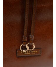 THE BRIDGE CARLOTTA Sac cartable en cuir avec poches MARRON - Sacs pour Femme - 2