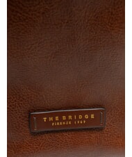 THE BRIDGE CARLOTTA Sac seau en cuir MARRON - Sacs pour Femme - 3