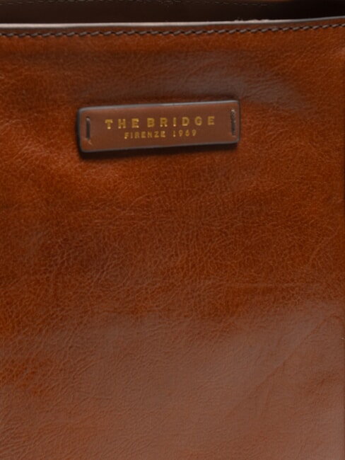 CARLOTTA Sac shopping en cuir MARRON - Sacs pour Femme