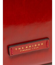 THE BRIDGE FIONA Sac fourre-tout en cuir avec bandoulière flamenco abb. or - Sacs pour Femme - 3