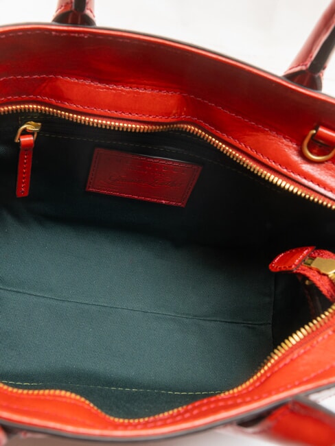 FIONA Sac fourre-tout en cuir avec bandoulière flamenco abb. or - Sacs pour Femme