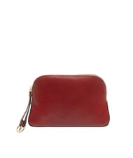 THE BRIDGE CARLOTTA Trousse de beauté en cuir cassis / or - Trousses - 4