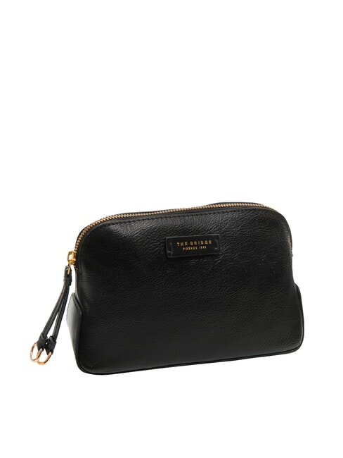 CARLOTTA Trousse de beauté en cuir black Gold - Trousses