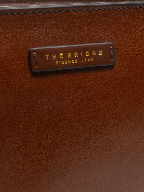 LUCIA Sac à bandoulière en cuir MARRON - Sacs pour Femme