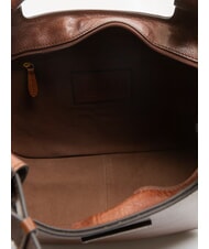 THE BRIDGE LUCIA Sac à bandoulière en cuir MARRON - Sacs pour Femme - 5