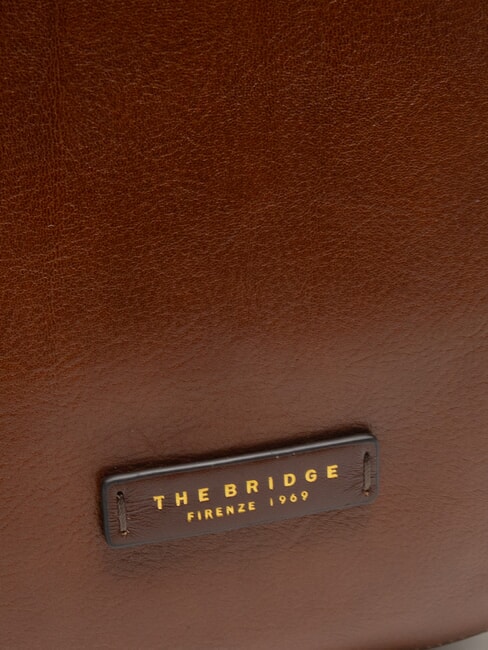 LUCIA Sac à bandoulière Hobo en cuir MARRON - Sacs pour Femme