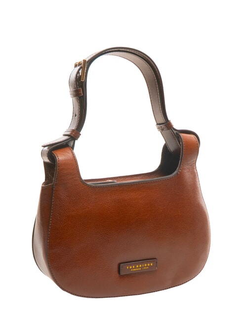 LUCIA Petit sac à bandoulière en cuir MARRON - Sacs pour Femme