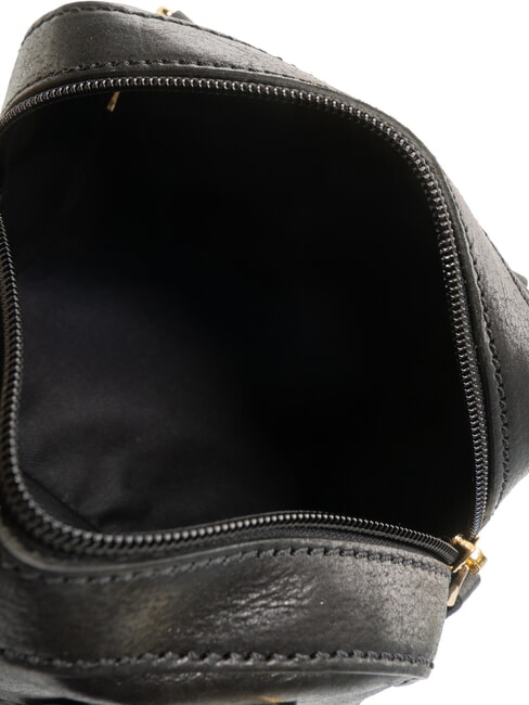 DAPHNE Mini sac de coffre en cuir black Gold - Sacs pour Femme