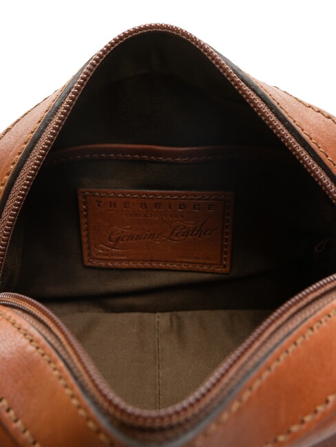 DAPHNE Sacoche en cuir pour appareil photo MARRON - Sacs pour Femme