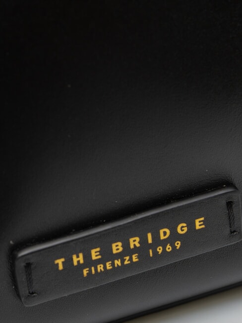 CAMILLA Sac seau en cuir black Gold - Sacs pour Femme