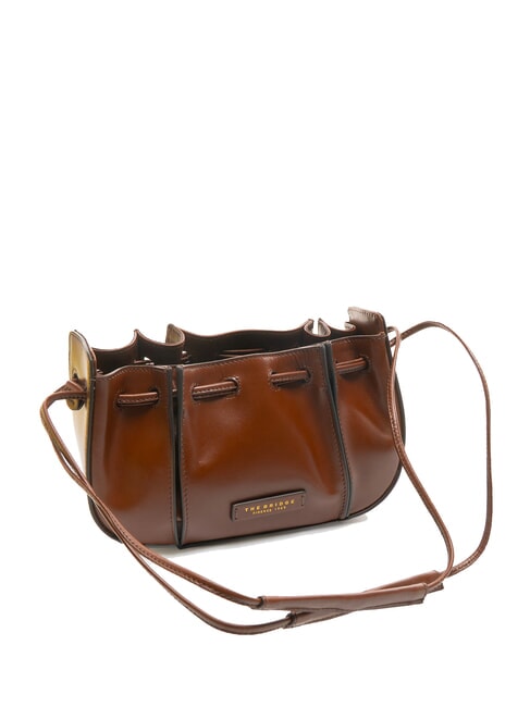 CAMILLA Sac seau en cuir MARRON - Sacs pour Femme