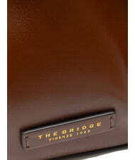 THE BRIDGE CAMILLA Sac seau en cuir MARRON - Sacs pour Femme - 3