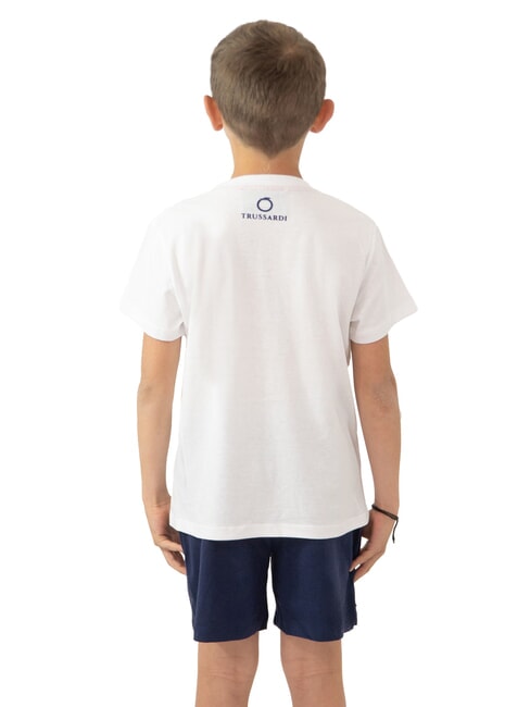 TOMMES Ensemble t-shirt et bermuda blanc/bleu marine - Survêtements pour enfants