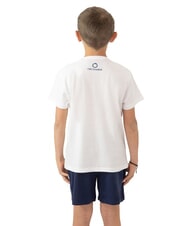 TRUSSARDI TOMMES Ensemble t-shirt et bermuda blanc/bleu marine - Surv&ecirc;tements pour enfants - 3