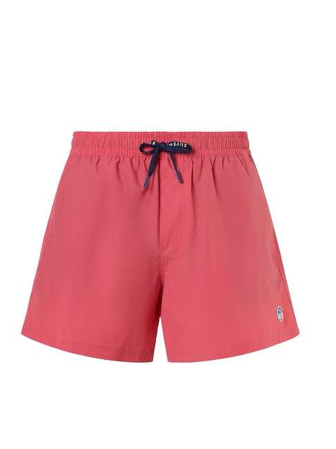 VOLLEY Maillot de bain boxer avec logo corail calypso - Maillots de bain