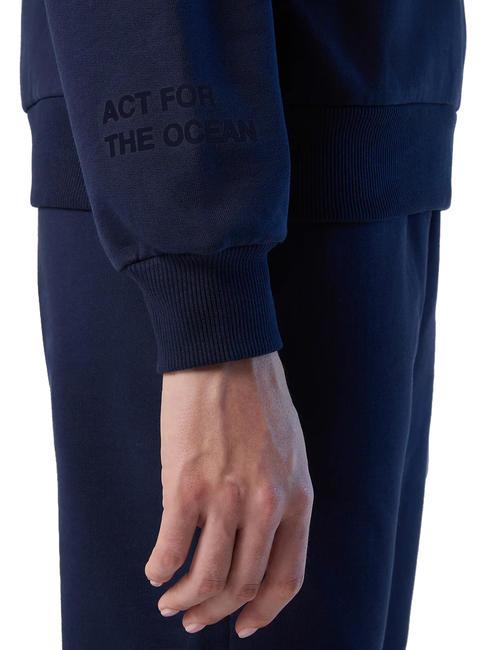 WE ALL HAVE A CHOICE Sweat-shirt en coton bleu marine - Sweat-shirts pour femmes